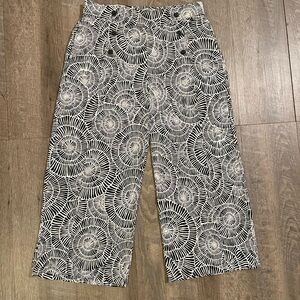Black and White Pattern Pants